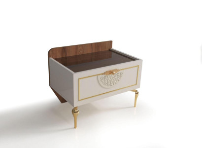 Bedroom Bedside table Modern Design Furniture Wood Luxury new White